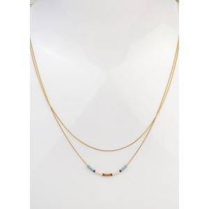 Ατσάλινο κολιέ δίσειρο